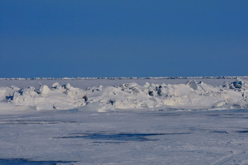 frozen lake baikal, Siberia, Russia